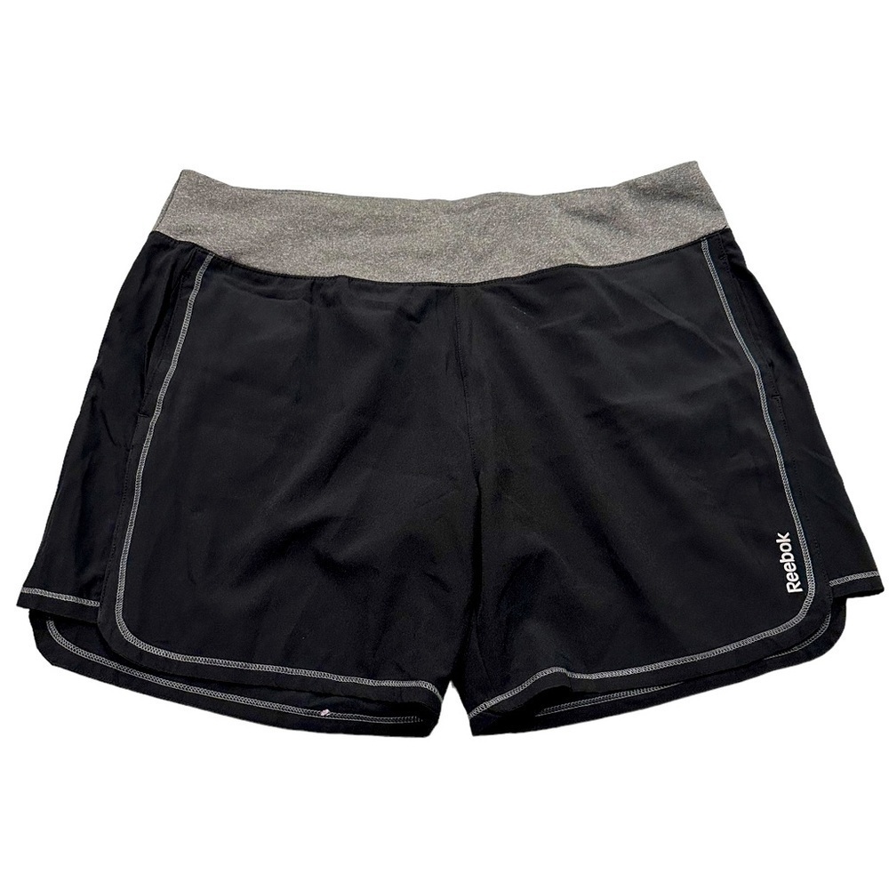 Reebok Women's Size XL Athletic Shorts Black Regular Polyester